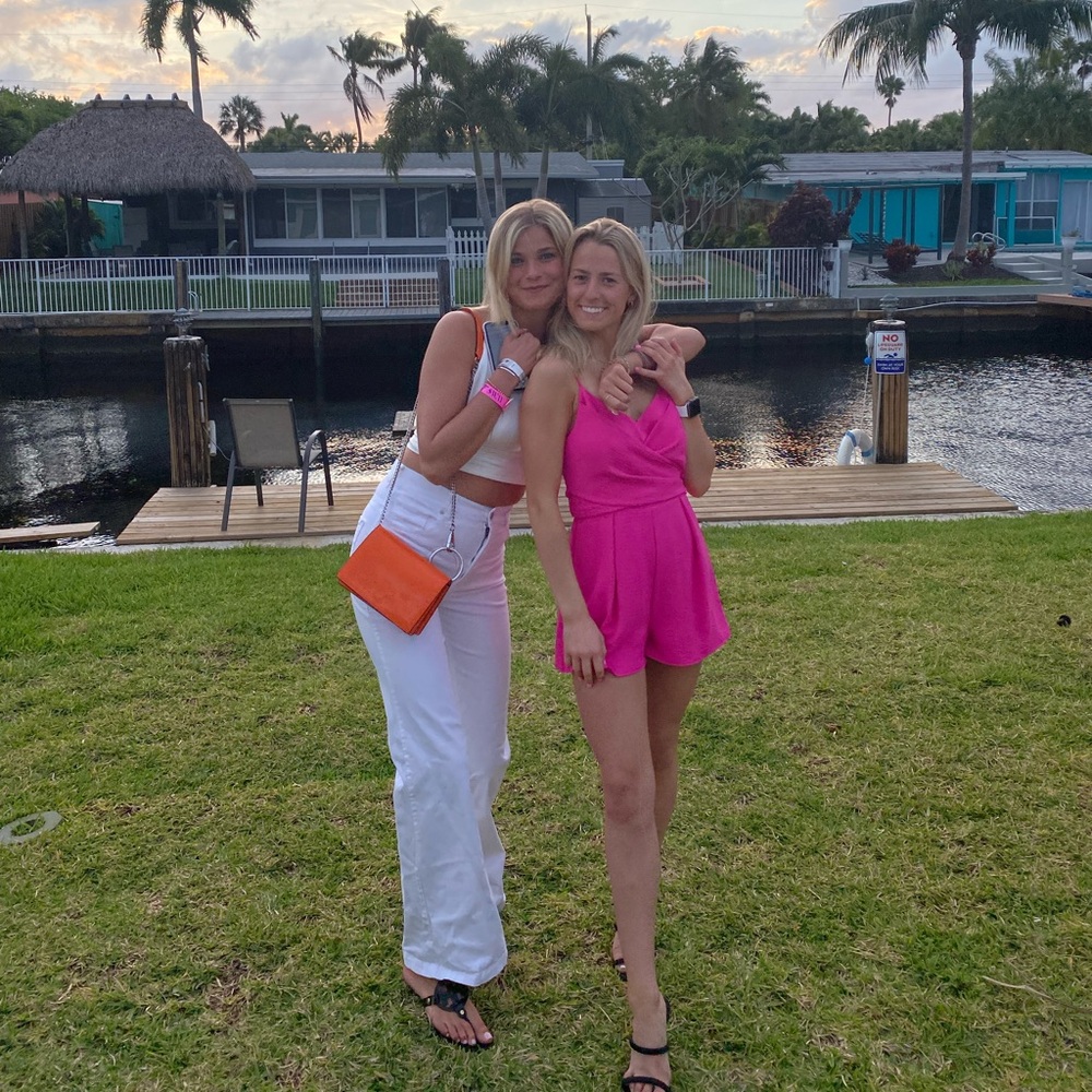 Vibrant Pink Sleeveless Romper
